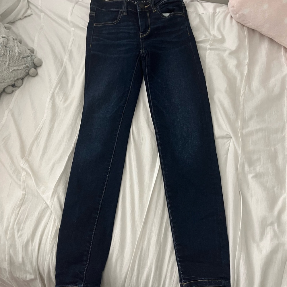 American Eagle Dark Blue Skinny Jeans